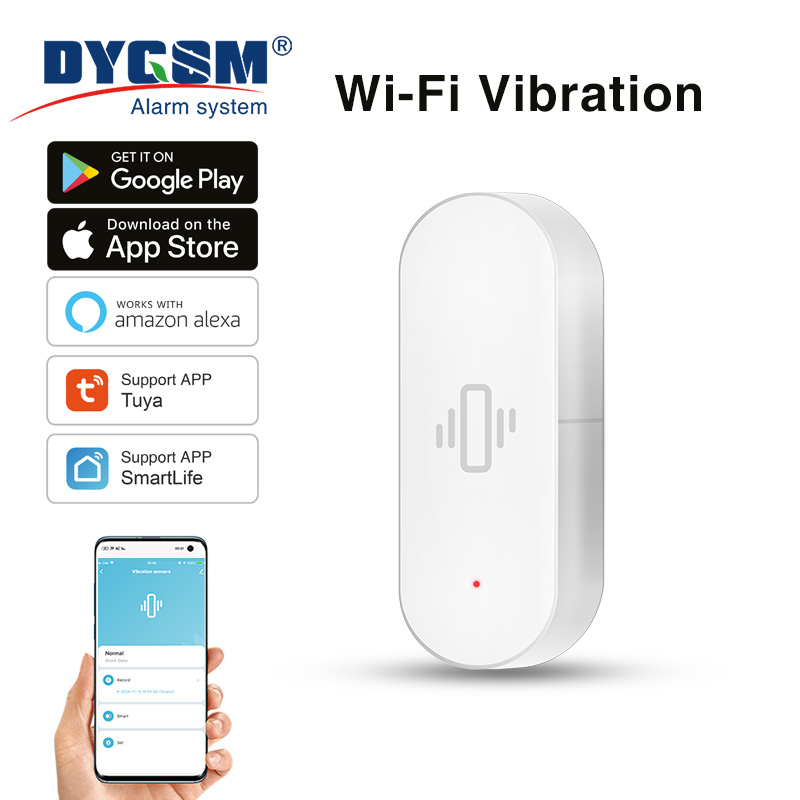Smart Home Web - Tuya WiFi Vibration Sensor, Sensitive Detection,