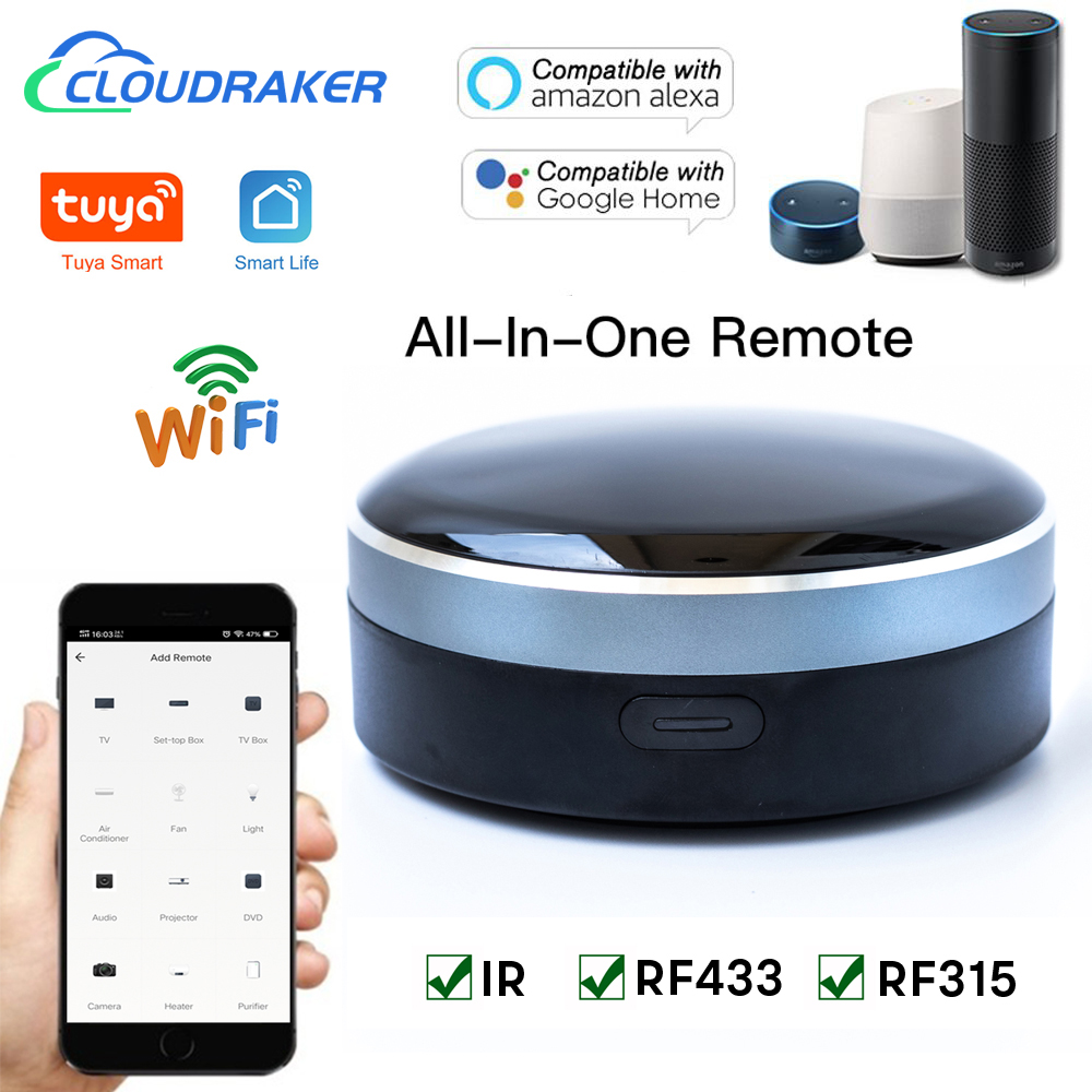 Smart Home Dashboard - Tuya IR RF 433/315 Universal WIFI