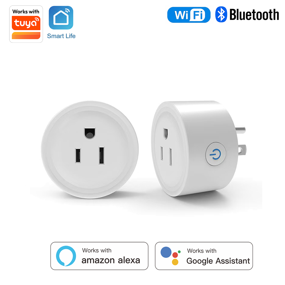 Smart Home Web - Tuya US-Spec 10A Smart round Plug