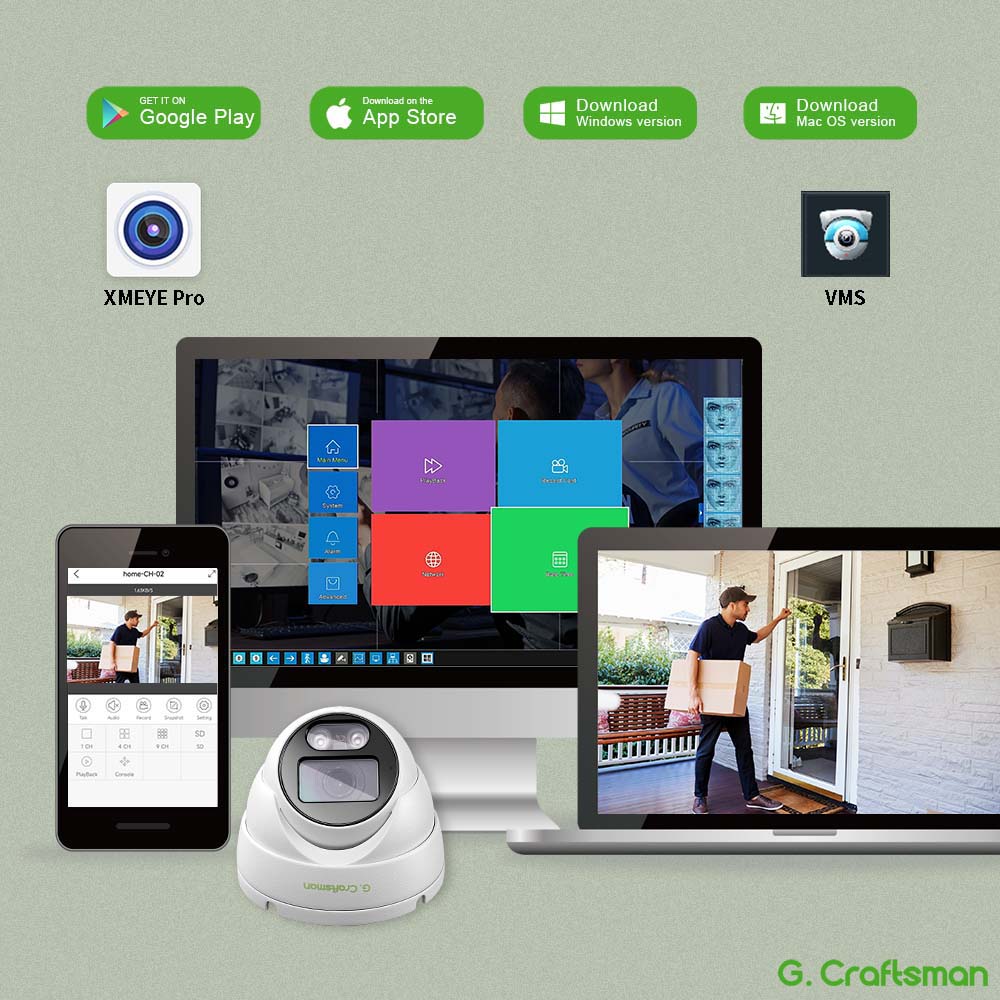 CN XMeye X 6MP, 2.8mm, 20FPS,  - огляд і ціна Security Ip Camera