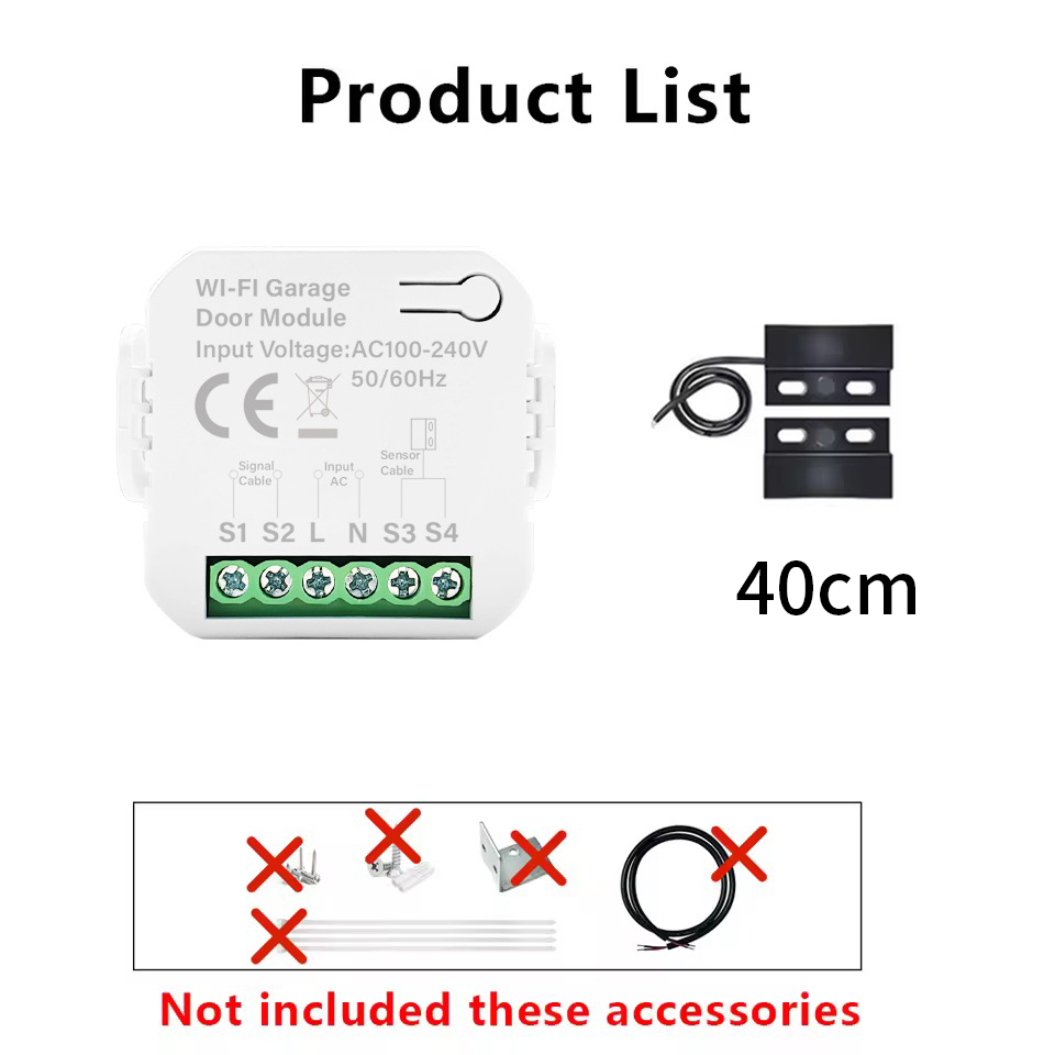 Smart Tuya WiFi Garage Door Sw - огляд і ціна Smart Home Web