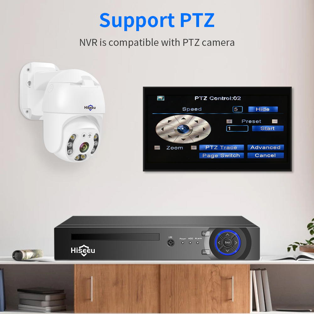 Hiseeu 4CH 10CH 16CH 4K 8MP 5M - огляд і ціна Security Ip Camera