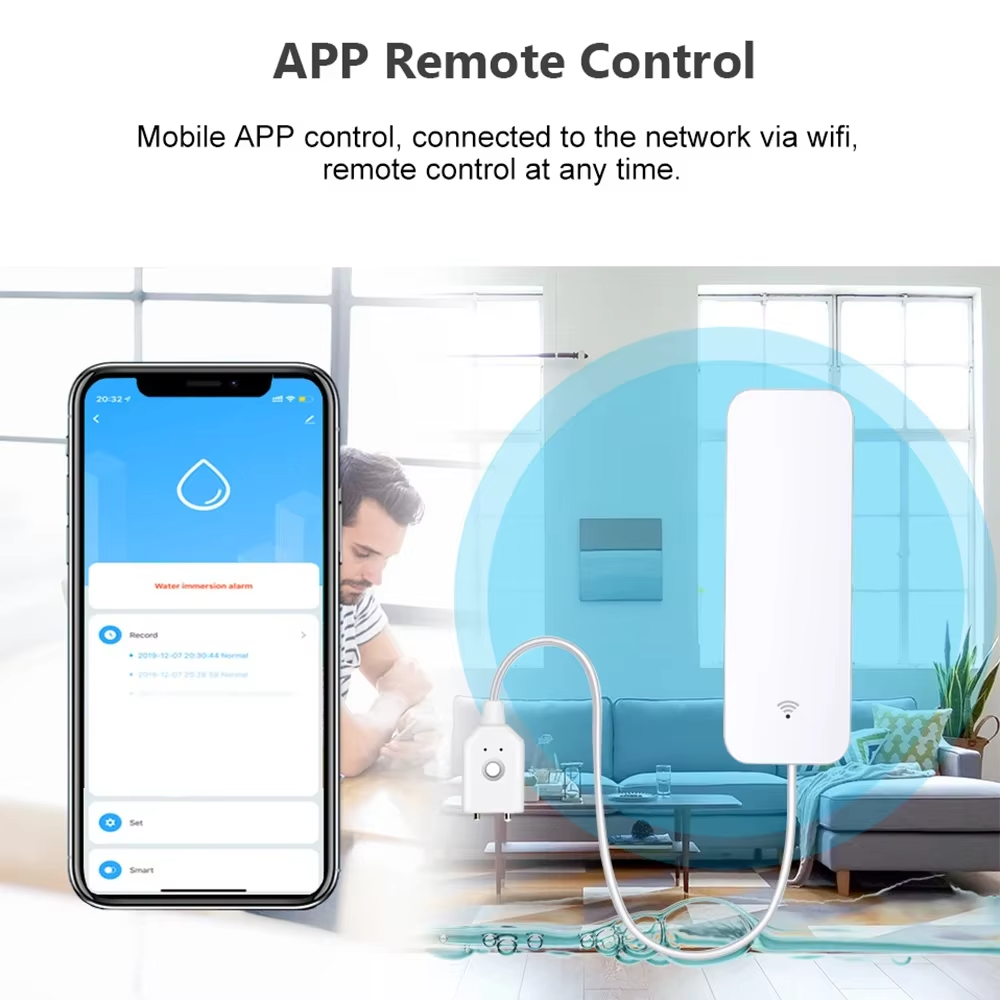 ZigBee WiFi Water Leak Sensor  - огляд і ціна Smart Home Web