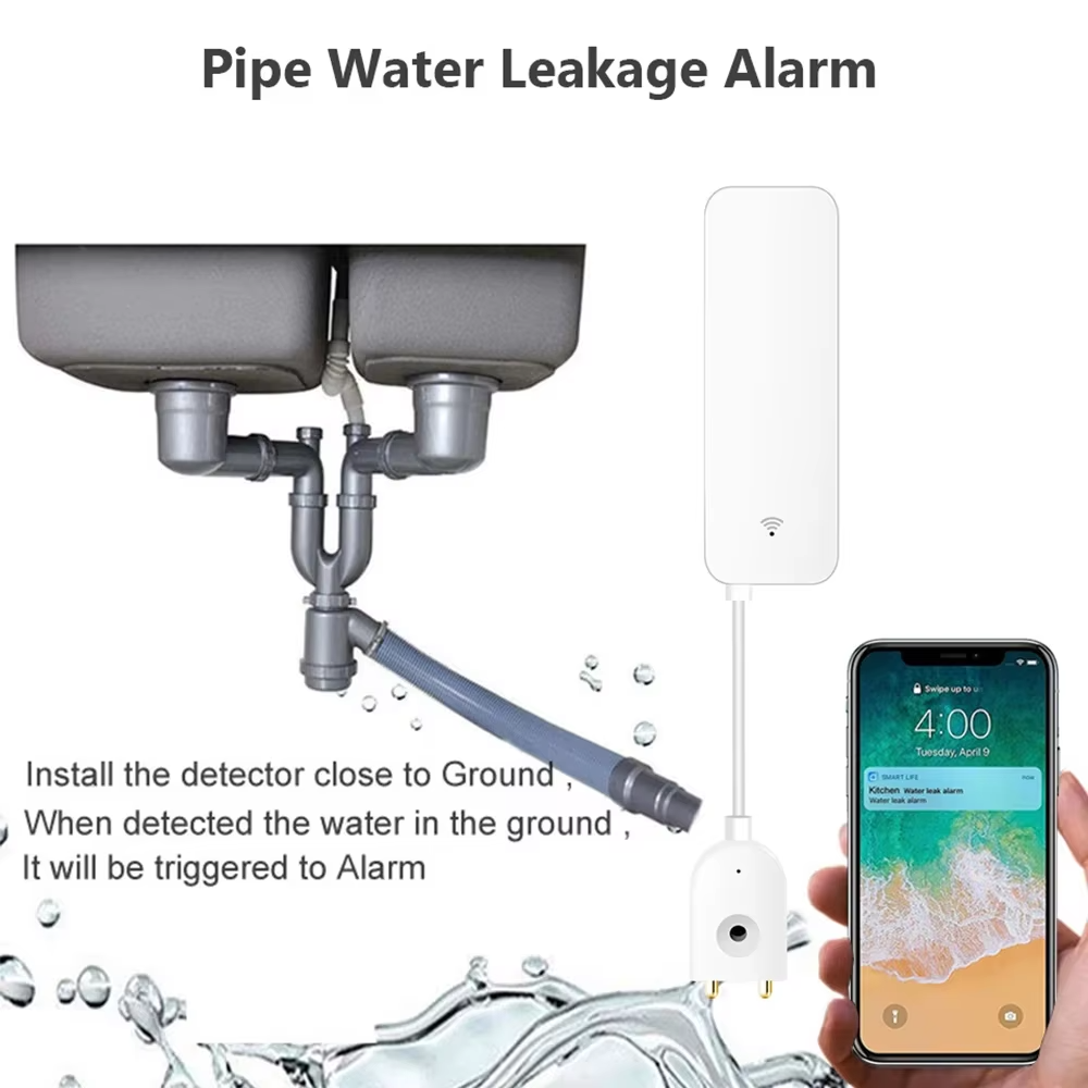 ZigBee WiFi Water Leak Sensor  - огляд і ціна Smart Home Web