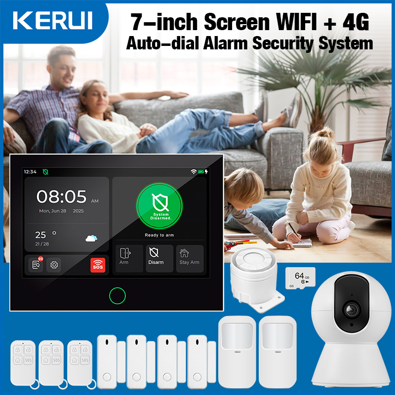 KERUI NEW 4G+WiFi Wireless Hom - огляд і ціна Smart Home Dashboard