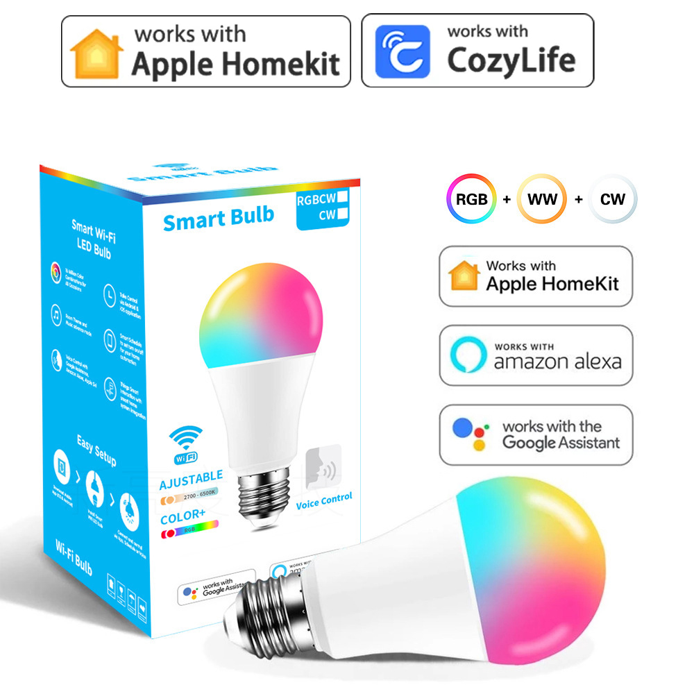 9W WiFi Homekit Light Lamp E27 - огляд і ціна Smart Home Dashboard