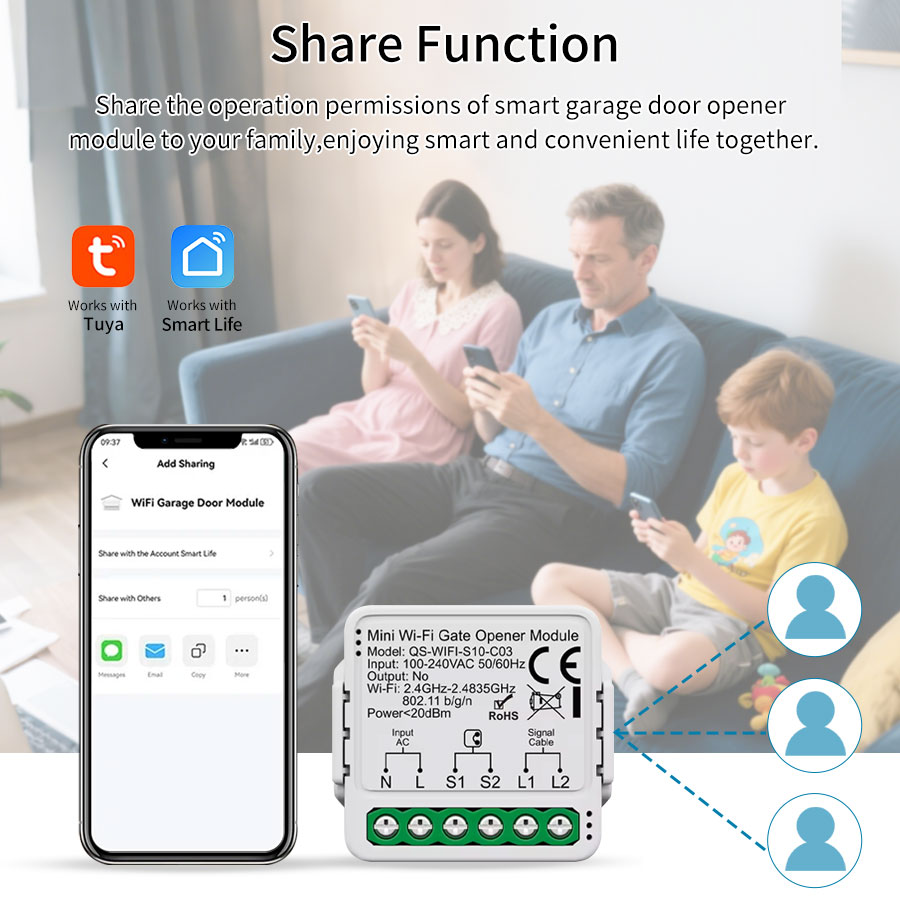 Tuya Smart WiFi or Zigbee Gara - огляд і ціна Smart Home Web