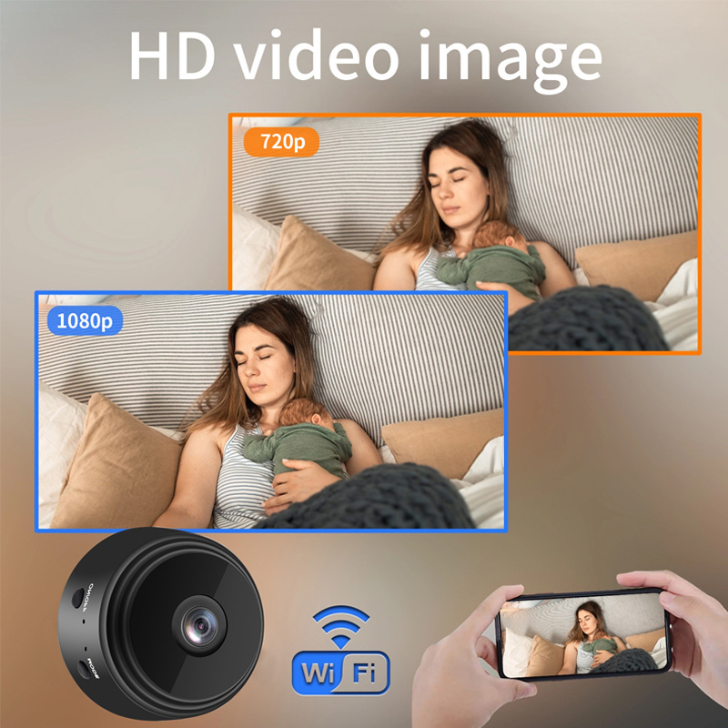 1080P HD Mini WiFi Camera Baby - огляд і ціна Security Ip Camera