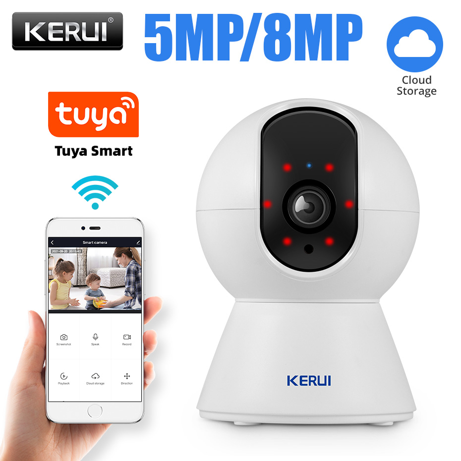 KERUI 8MP/5MP 4K WiFi IP Camer - огляд і ціна Smart Home Windows App