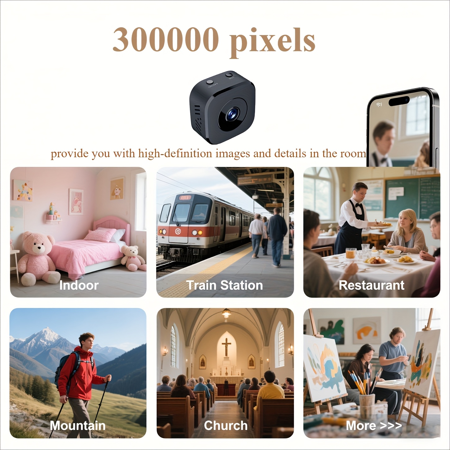 1080P HD Mini WiFi Camera Indo - огляд і ціна Security Ip Camera