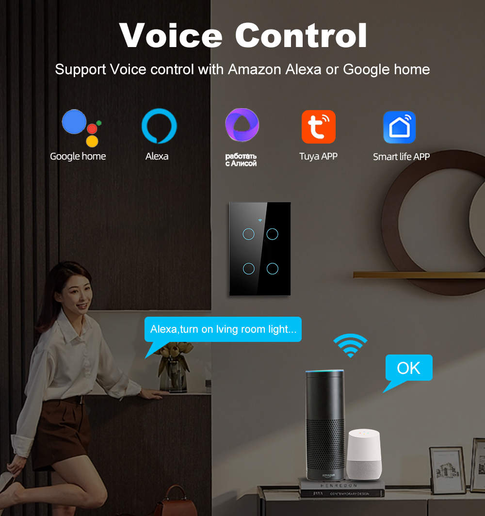 Smart Life Wifi+Bluetooth Touc - огляд і ціна Smart Home Dashboard
