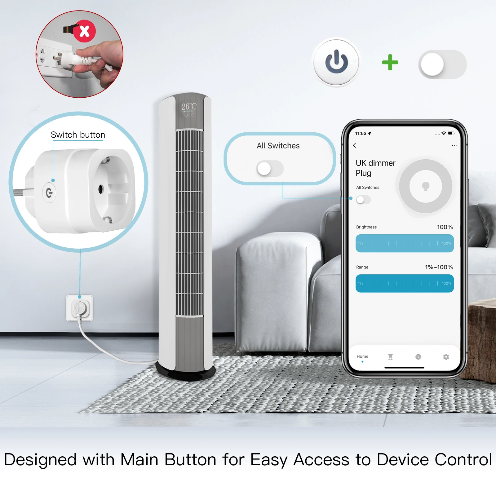 MOES Tuya WiFi Smart Plug Dimm - огляд і ціна Smart Home Web